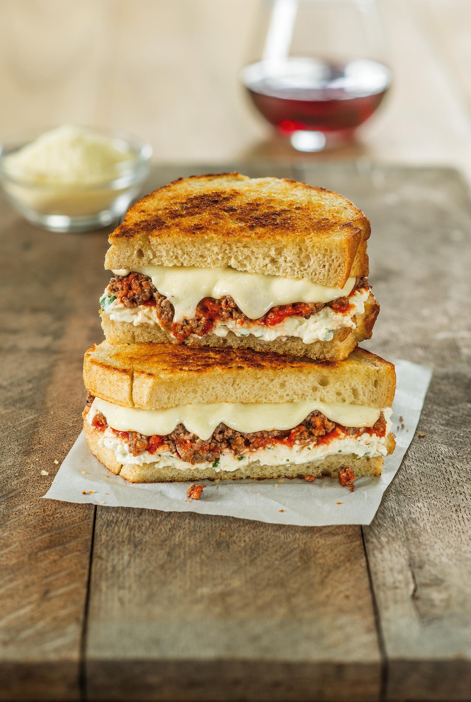 Lasagna Grilled Cheese - Galbani Cheese & Easy Home Meals