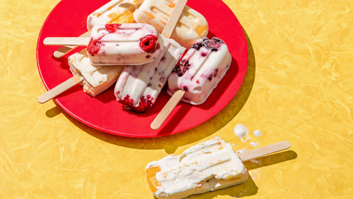 Fruit and Yogurt Pops Easy Home Meals