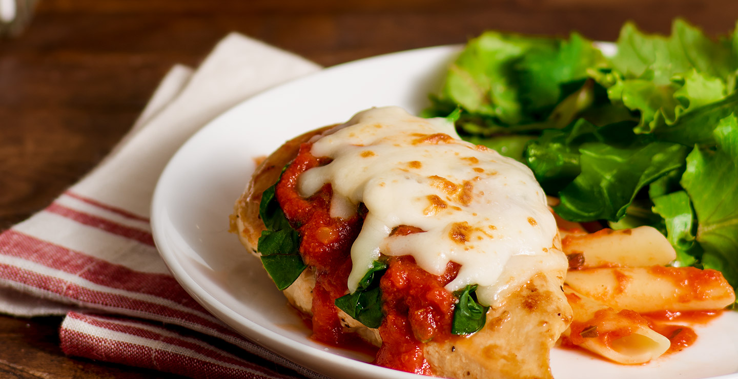 Baked Chicken Florentine - Borden® Cheese
