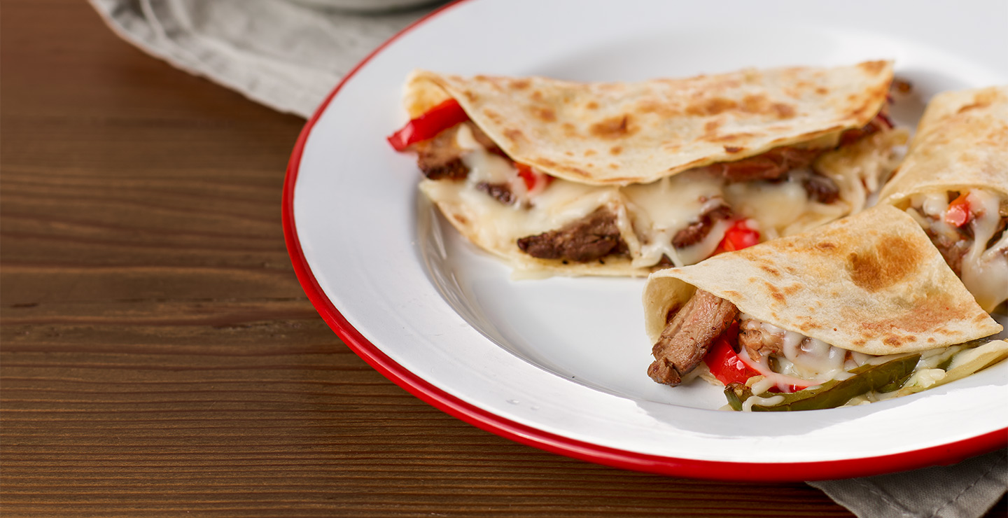 Steak Fajita Quesadillas Borden® Cheese