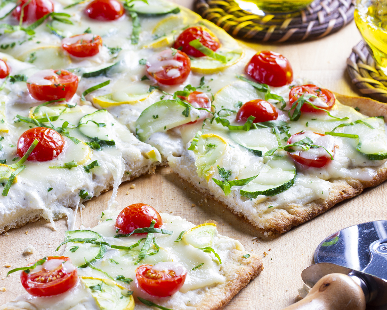 Italian-Garden Flatbread - Mr. Food Test Kitchen