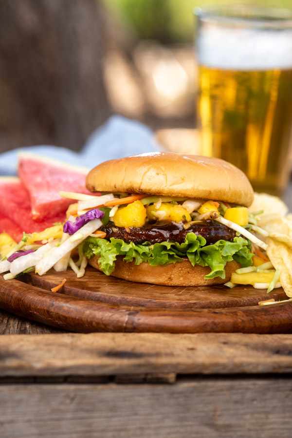 Jamaican Black Bean Burger