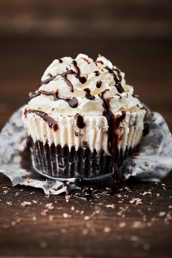 Mint Chocolate Ice Cream Cupcakes