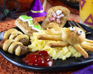 Spooktacular Breakfast Plate