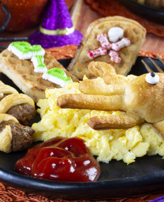 Spooktacular Breakfast Plate