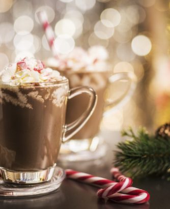 Candy Cane Hot Chocolate