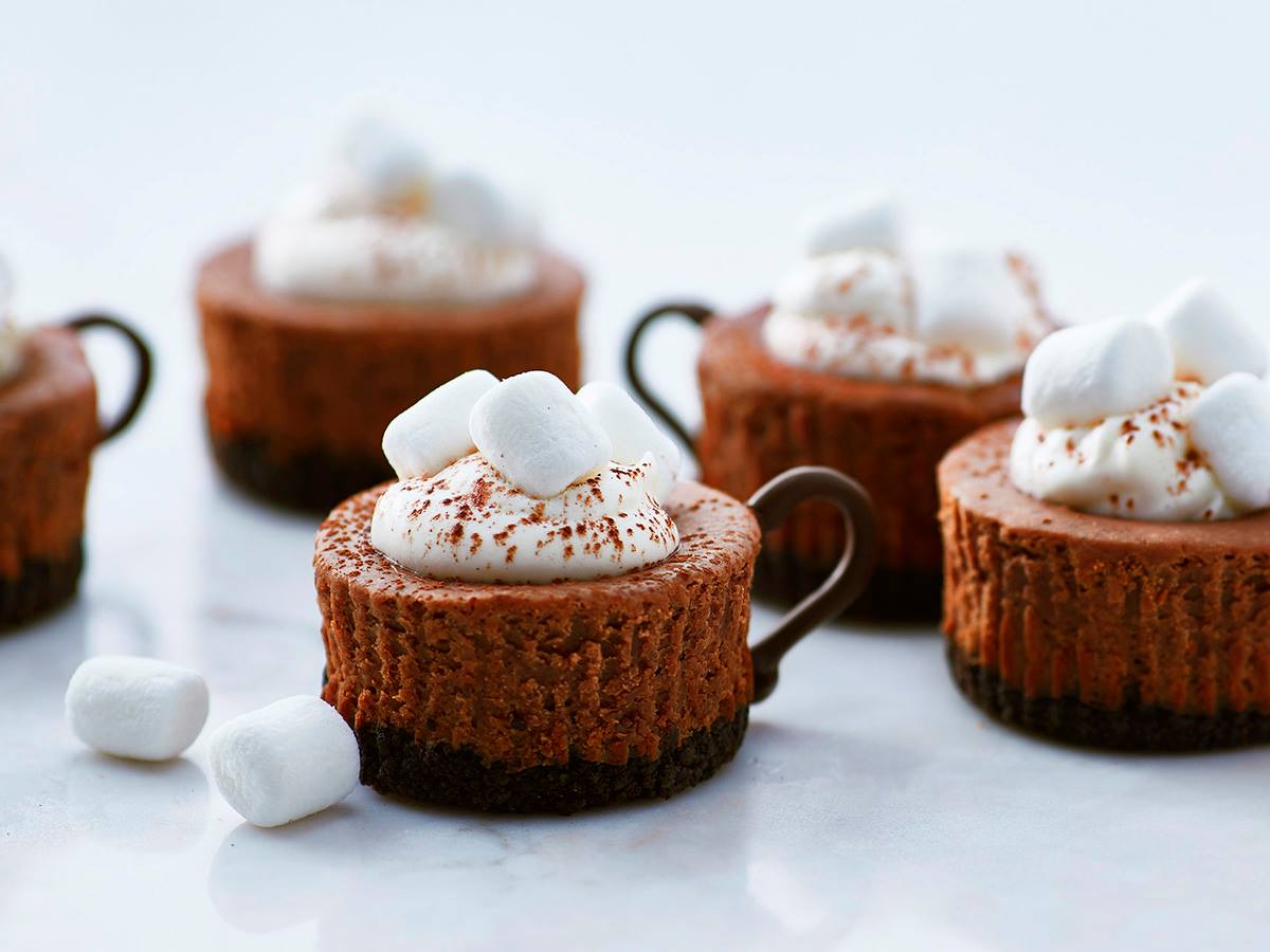 Hot Cocoa Cheesecake Minis