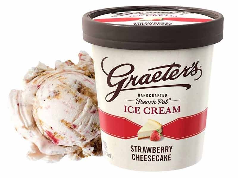 Graeters Strawberry Cheesecake Ice Cream Easy Home Meals