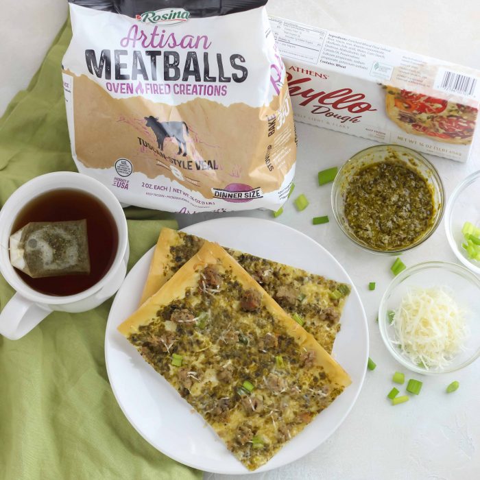 Meme Mediterranean Meatball Flatbread