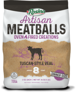 Rosina Artisan Tuscan Style Veal Meatballs 2oz