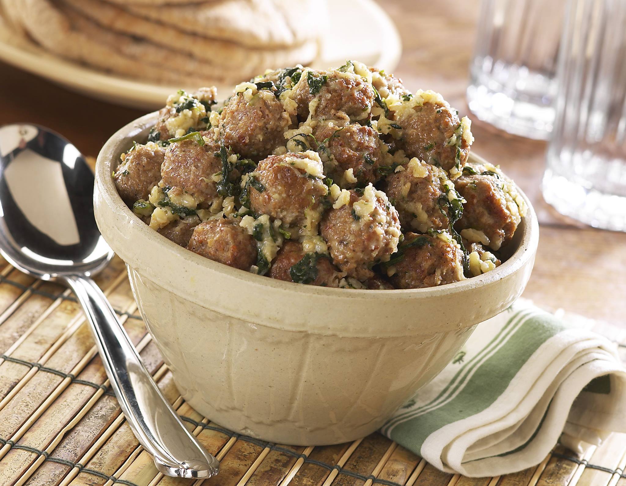 Rosina Crockpot Swiss Meatballs