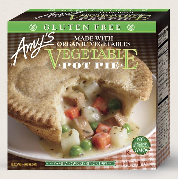 Amys Gluten Free Vegetable Pot Pie - Easy Home Meals