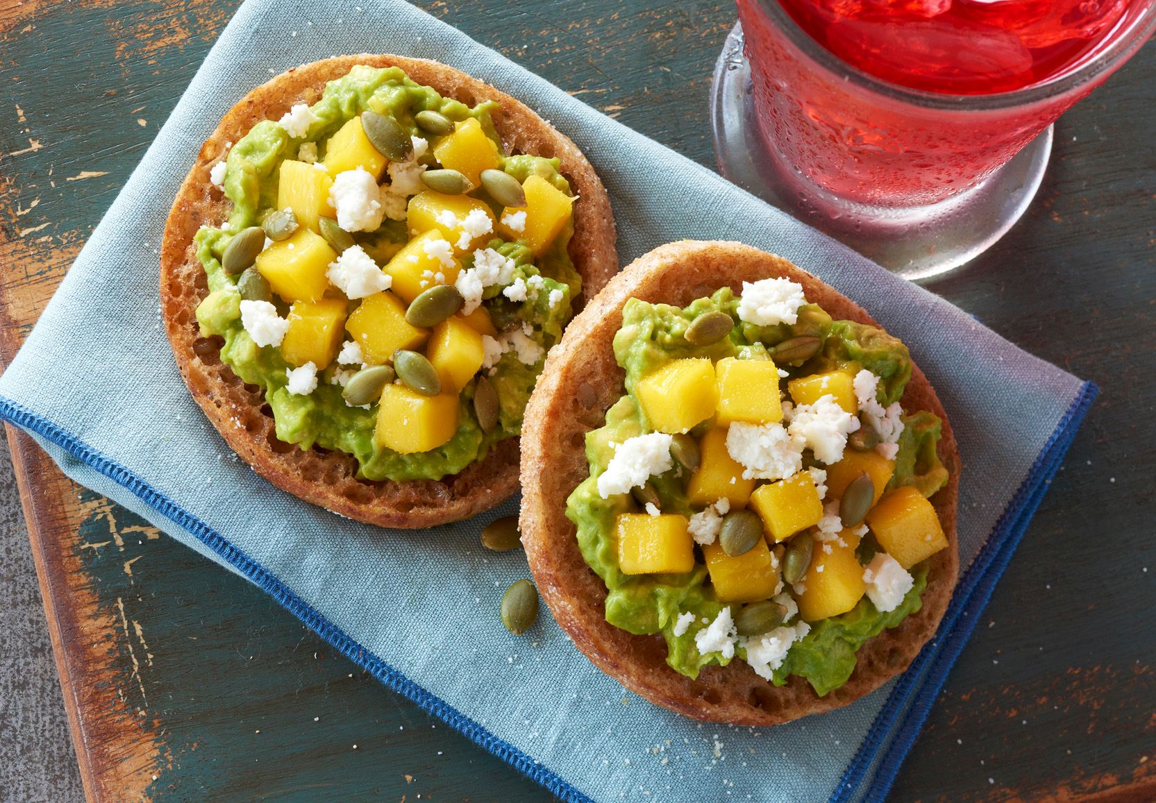 Avocado-Mango Smear with Pepitas | Bays English Muffins