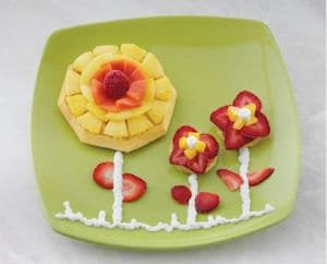 Eggo Waffle Flowers