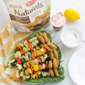 Meme Chicken Nugget Vegetable Kabobs