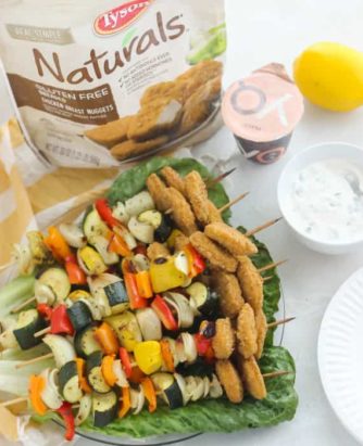 Meme Chicken Nugget Vegetable Kabobs