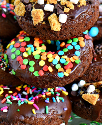 Cake Mix Chocolate Donut