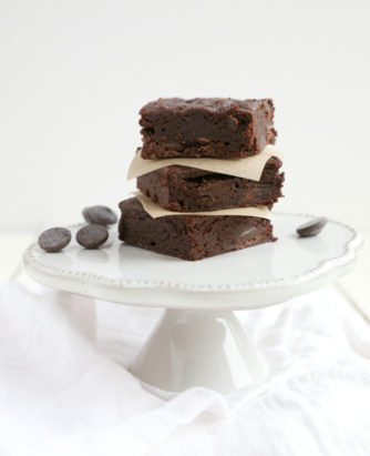 Double Dark Chocolate Brownies