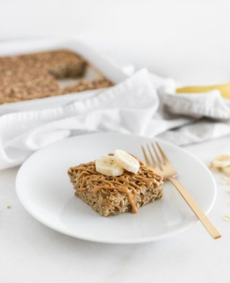 Kaleigh Peanut Butter Banana Baked Oatmeal