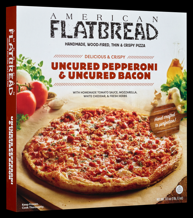 American Flatbread Uncured Pepperoni and Bacon Pizza Easy Home Meals