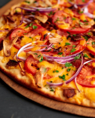 Borden Cheesy Flatbread Pizza