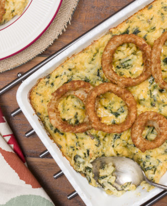 MFTK Onion Ring Cheesy Potatoes