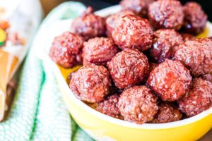 Julie Grape Jelly Meatballs