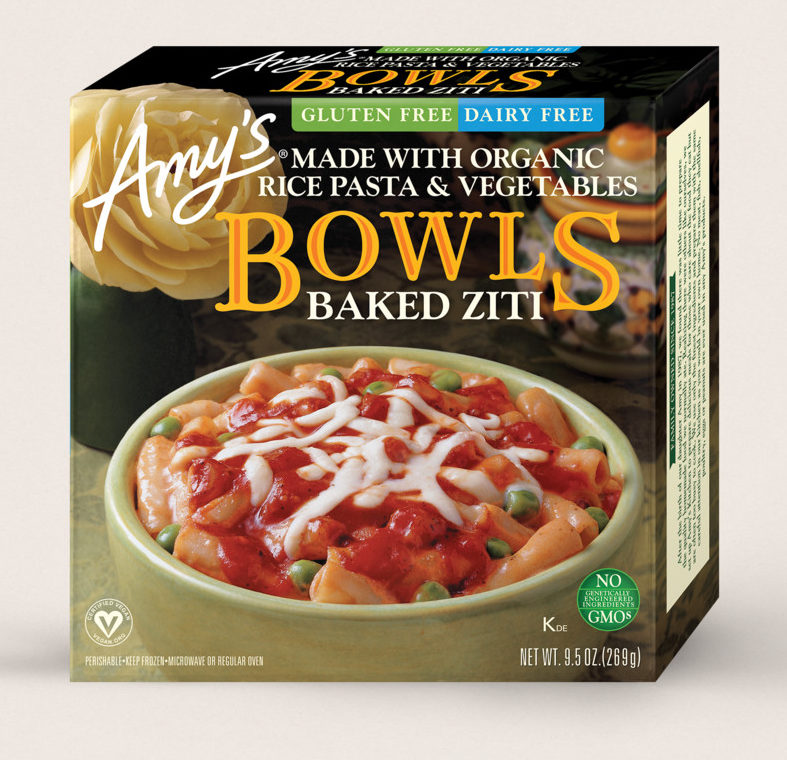 Amys Gluten Free Baked Ziti Bowl Easy Home Meals