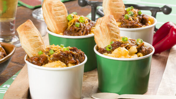 Game Day BBQ Mac & Cheese Cups