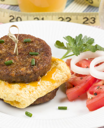 MFTK New You Veggie Sausage Sandwich