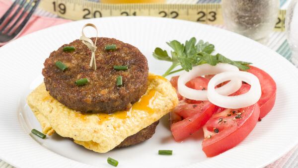 MFTK New You Veggie Sausage Sandwich