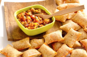 Mango Salsa Pizza Roll