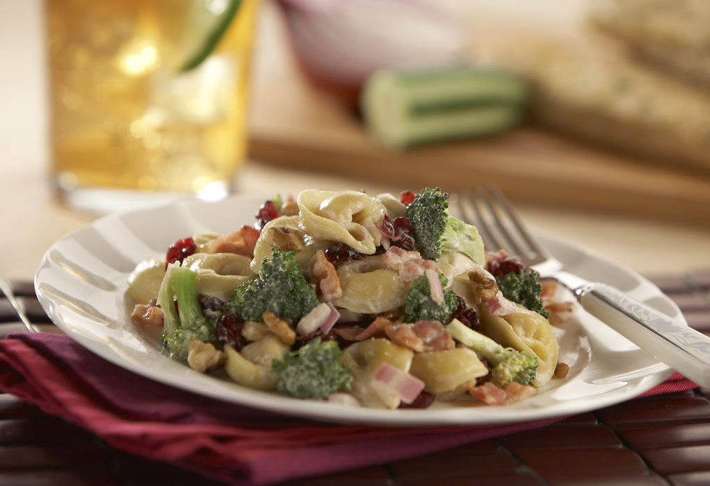 Cheese Tortellini Broccoli Salad | Easy Home Meals