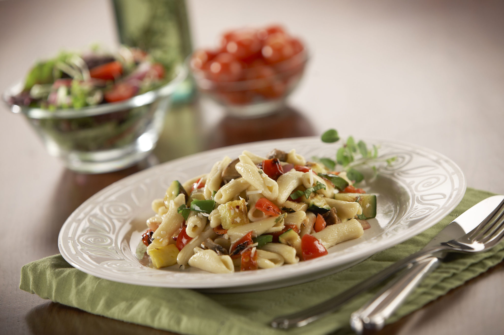 Cavatelli Pasta with Grilled Vegetables Easy Home Meals & Rosina