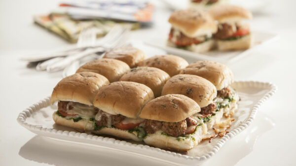 Rosina-Italian-Meatball-Pesto-Sliders