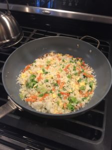Judy Cauliflower Rice Veggie Skillet Cooking