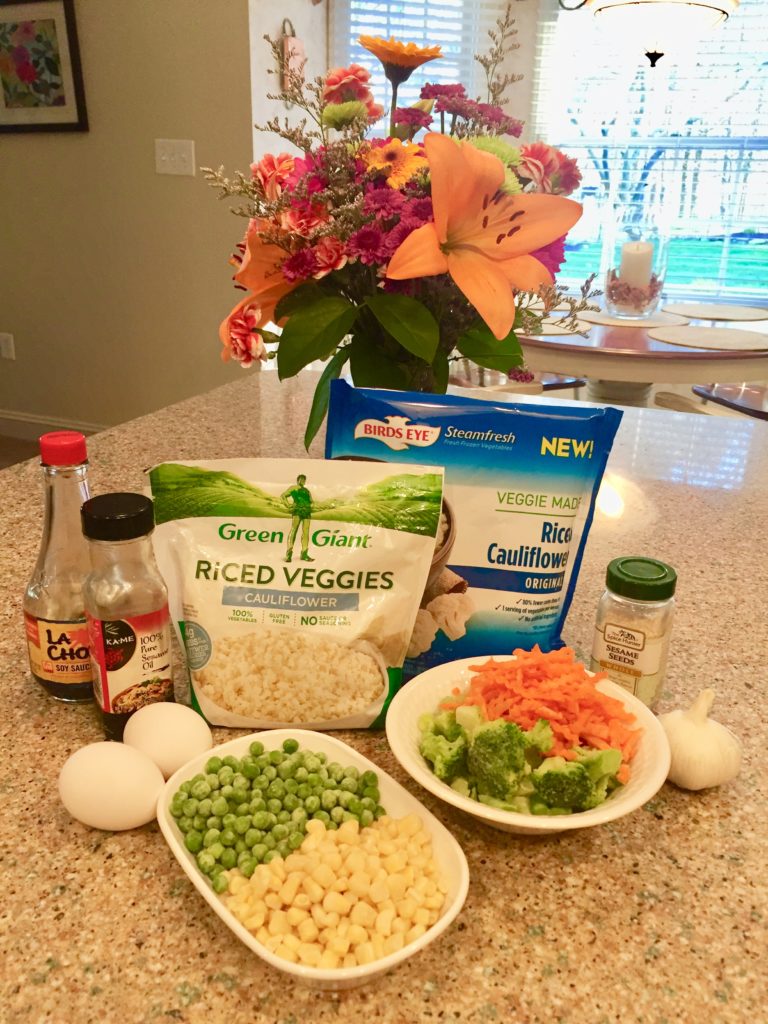 Judy Cauliflower Rice Veggie Skillet Ingredients