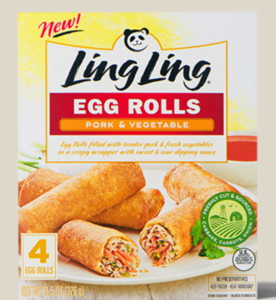 Ling Ling Pork and Vegetable Egg Rolls