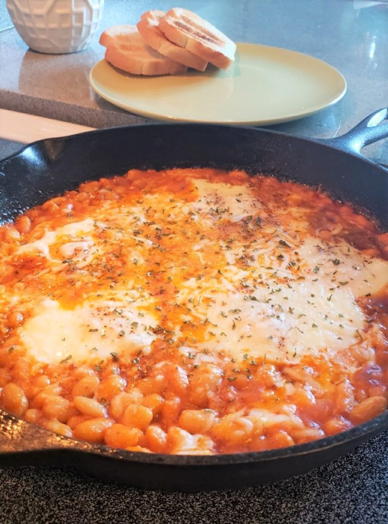 Natalie Cheesy White Bean Skillet