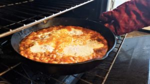 Natalie Cheesy White Bean Skillet Oven