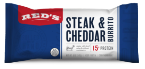 Reds Steak and Cheddar Burrito