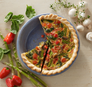 Almond Breeze Dairy Free Veggie Quiche