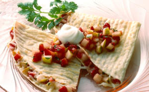 Sargento Quesadillas with Fruit Salsa