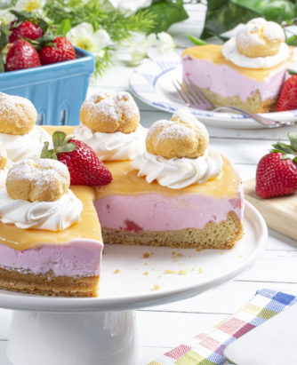 MFTK Strawberry Lemon Ice Cream Tart