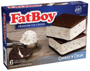 Fat Boy Cookies n Cream Ice Cream Sandwich