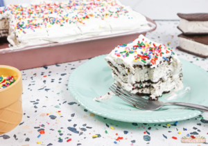 Kermila Funfetti Ice Cream Sandwich Cake