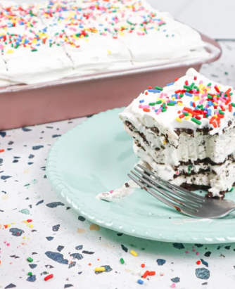 Kermila Funfetti Ice Cream Sandwich Cake