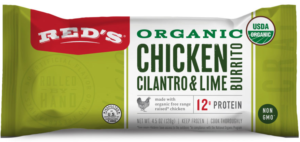 Reds Organic Chicken, Cilantro & Lime Burrito