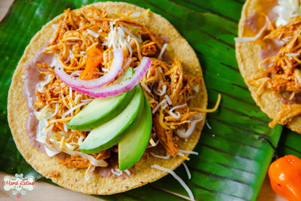 Mama Latina Chicken Pibil Tostadas