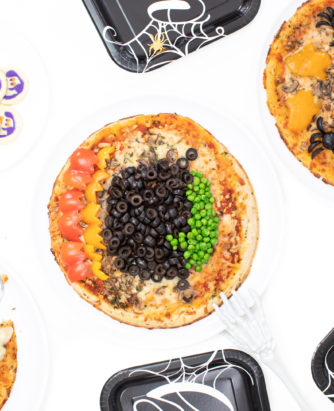 Dawn Halloween Pizza Party Spread